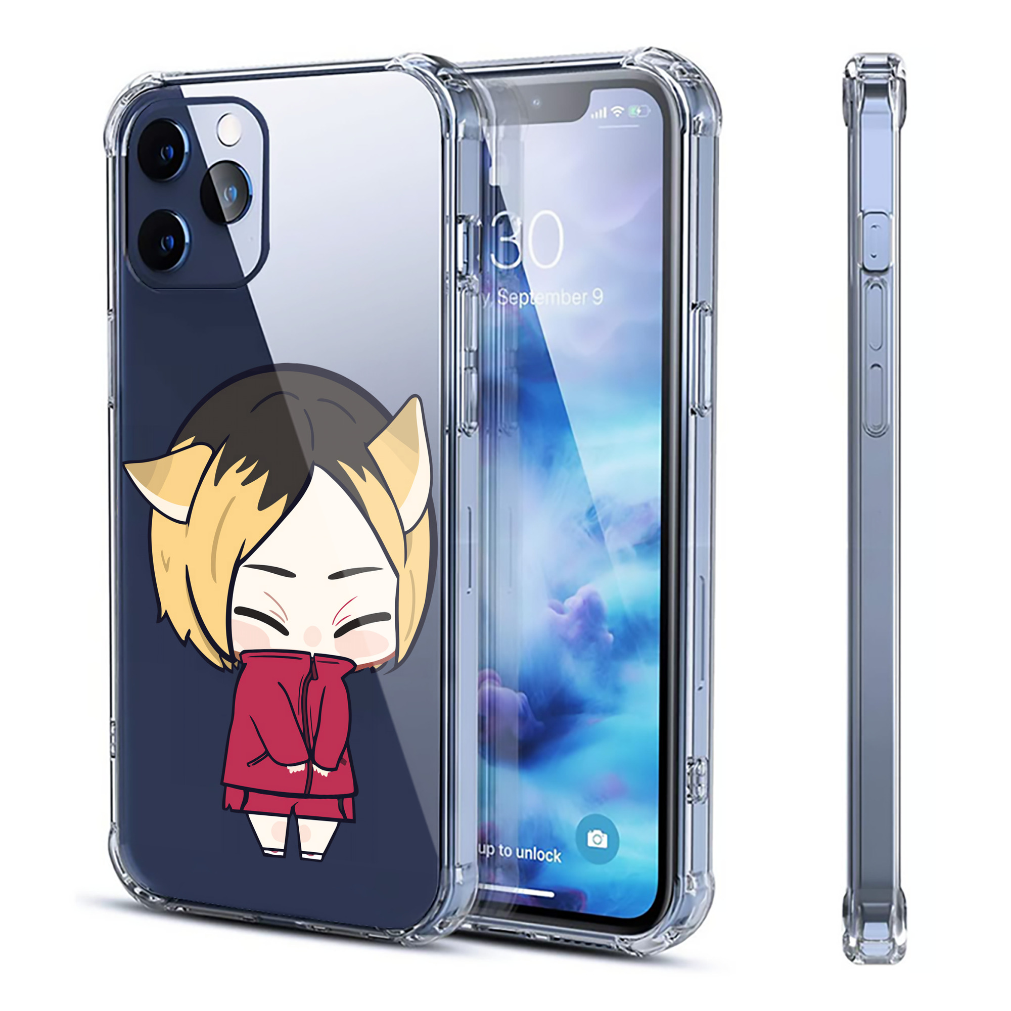 （画像用） ハイキュー!! Haikyu!! 【iPhone 12シリーズ対応】透明スマホケース（クリアソフトケース）
